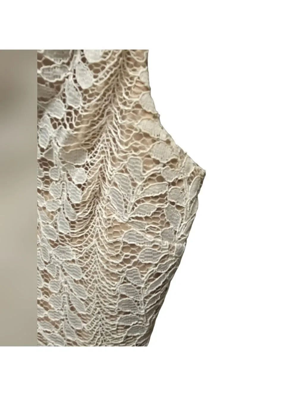 Lulus All of My Heart White Lace Skater Dress Sz. XS - Picture 5 of 9